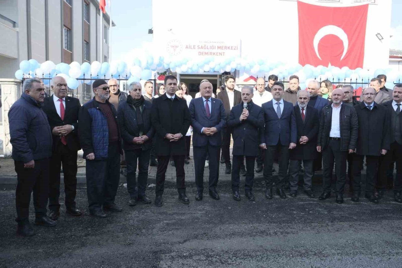 Erzincan’ın Demirkent Mahallesi’nde yapımı tamamlanan Aile Sağlığı Merkezi ile 112