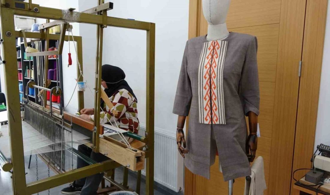 Trabzon’da doğal ipliklerle dokunan organik kumaşlar, geçmişte padişahların gücünü ve