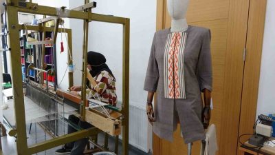 Trabzon’da doğal ipliklerle dokunan organik kumaşlar, geçmişte padişahların gücünü ve