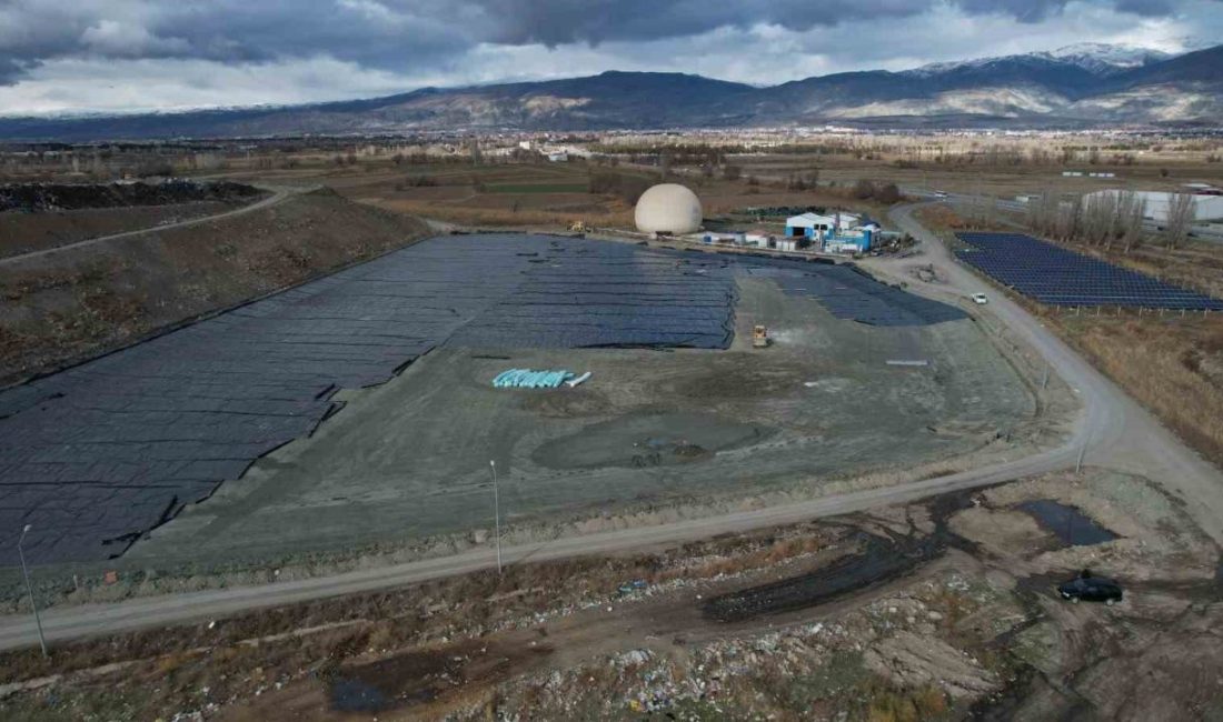 Erzincan Belediyesi’ne ait Düzenli Katı Atık Depolama Sahası’nda yapımı tamamlanan