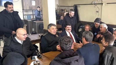 Erzurum Emniyet Müdürü Onur Karaburun, Köprüköy Belediye Başkanı Nevzat Karasu