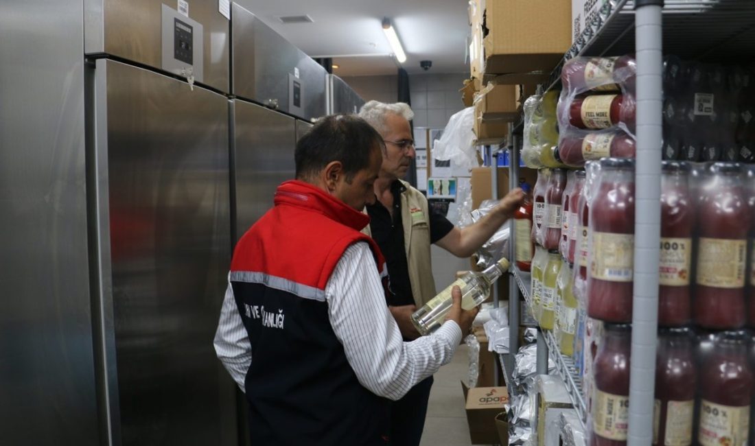 Erzincan’da 2025 yılı boyunca 2 bin 605 gıda işletmesinde 6