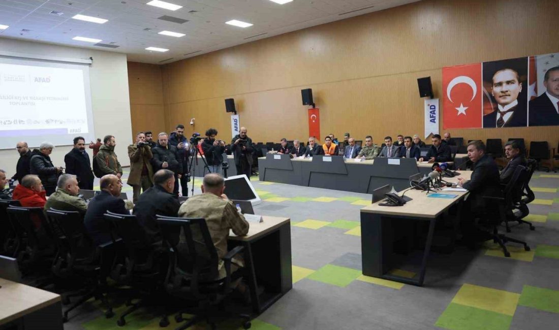 Erzincan Valisi Hamza Aydoğdu başkanlığında düzenlenen Kış ve Yılbaşı Tedbirleri