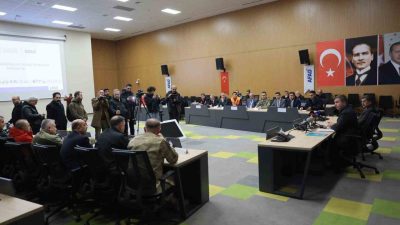 Erzincan Valisi Hamza Aydoğdu başkanlığında düzenlenen Kış ve Yılbaşı Tedbirleri