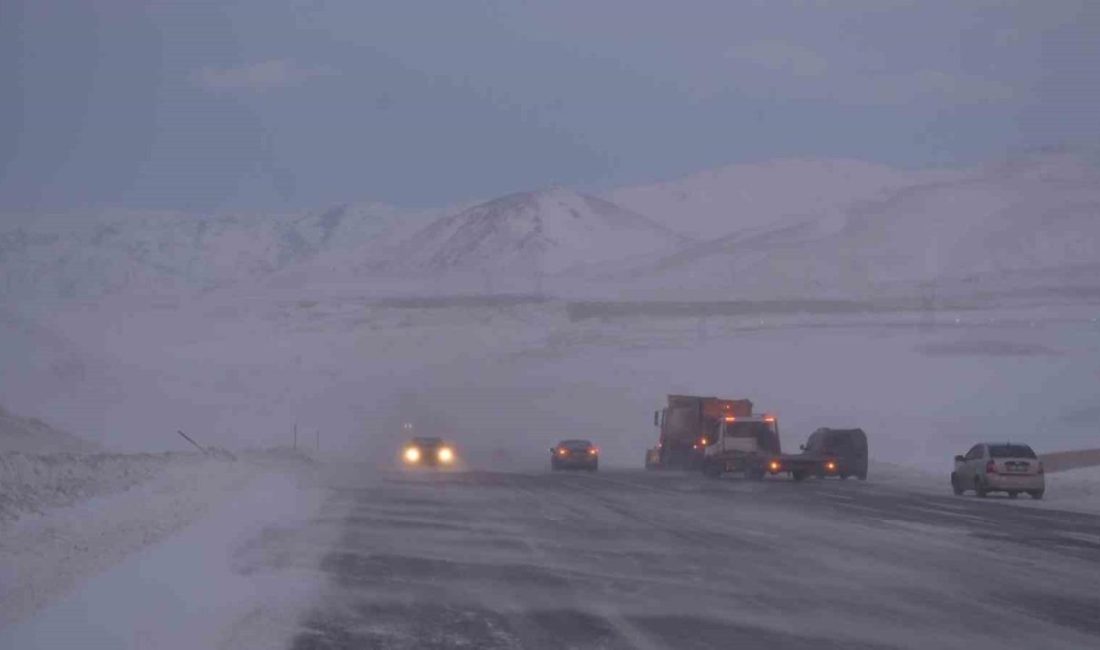 Erzurum-Artvin karayolunun Güzelyayla Geçidi’nde etkili olan tipi, sürücülere zor anlar