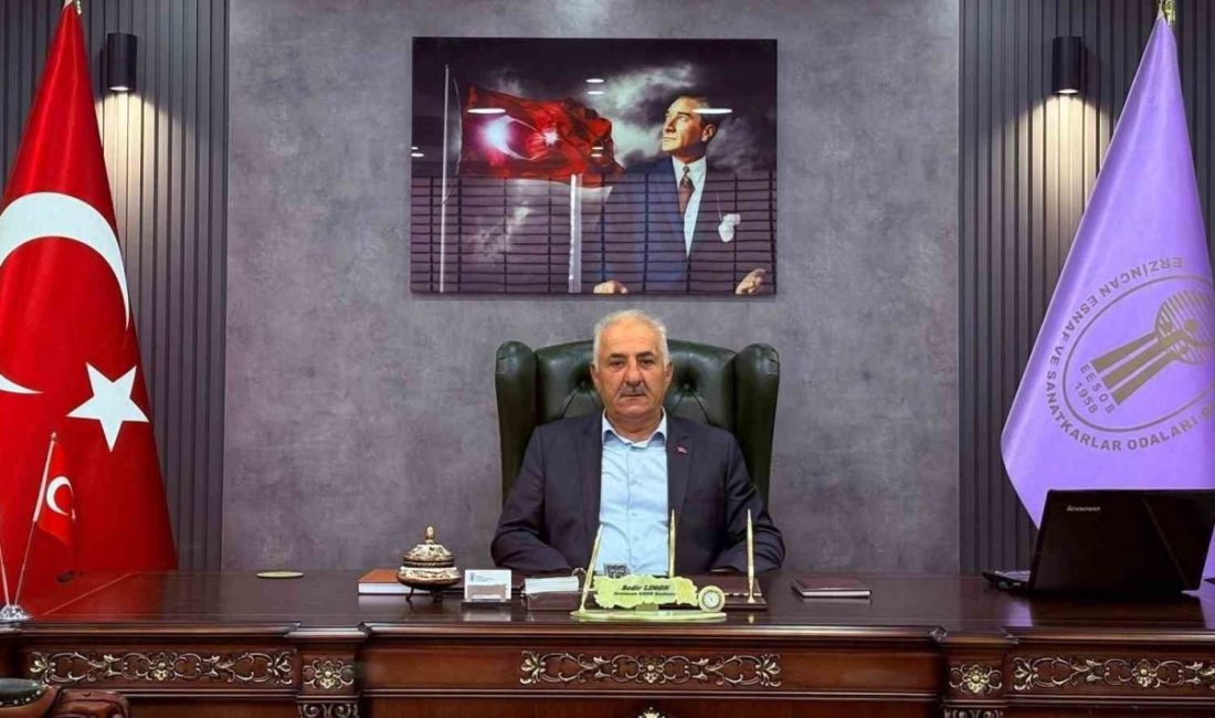 Erzincan Esnaf ve Sanatkârlar Odaları Birliği Başkanı Bedir Limon, kentte