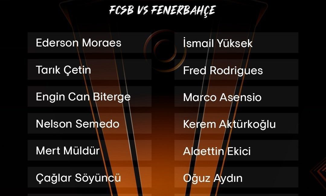 Fenerbahçe’nin, UEFA Avrupa Ligi 8. ve son haftasında yarın Romanya