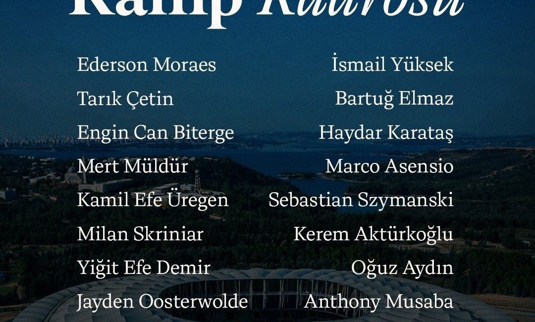 Fenerbahçe’nin, Turkcell Süper Kupa yarı finalinde Samsunspor ile yarın oynayacağı