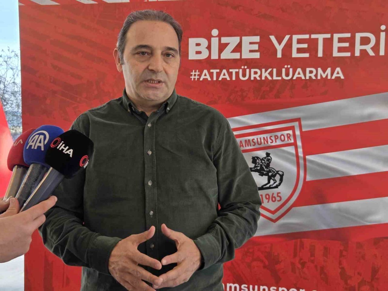 Samsunspor Futbol Direktörü Fuat Çapa, hedeflerinde bir sapma olmadığını ve