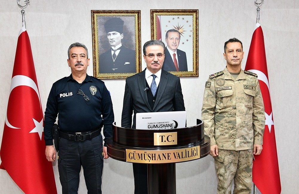 Gümüşhane’de 2025 yılında suç oranlarında düşüş yaşandı. Gümüşhane Valisi Aydın