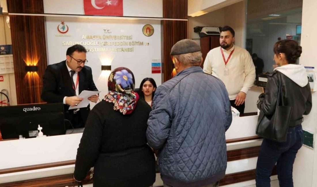 Amasya Üniversitesi Sabuncuoğlu Şerefeddin Eğitim ve Araştırma Hastanesi’nde 2025 yılında