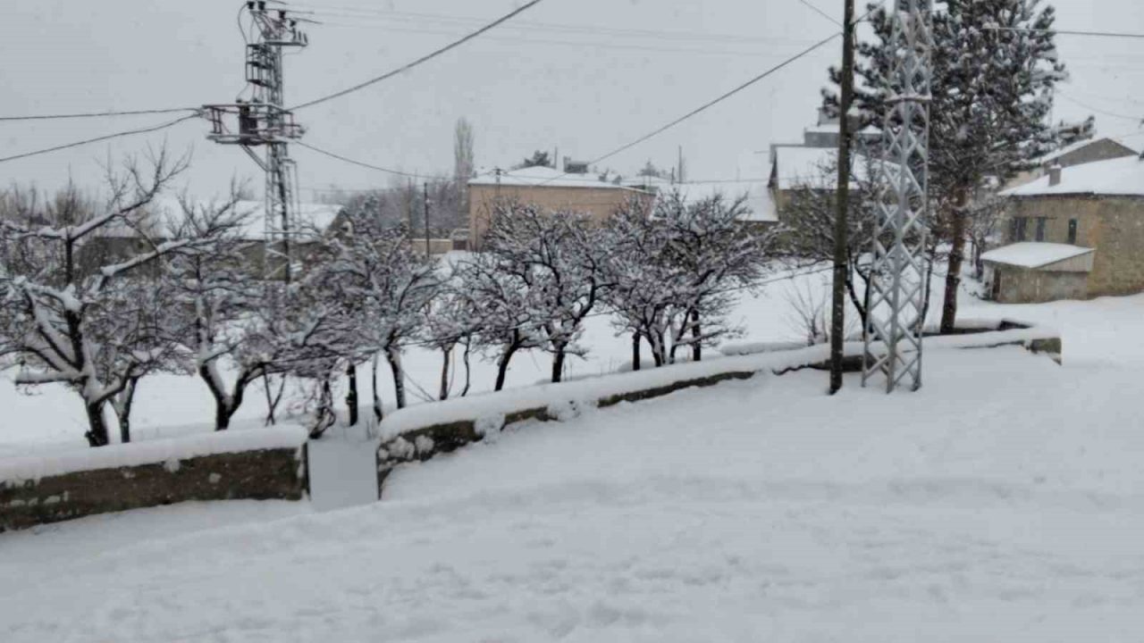 Bayburt’un Aydıntepe ilçesine bağlı Çiğdemlik köyünde yaşayan vatandaşlar, kar yağışı