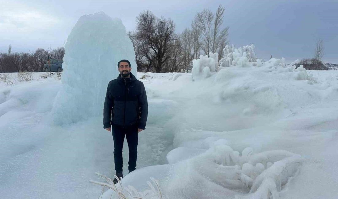 Erzurum’un Hınıs ilçesine bağlı Parmaksız Mahallesi’nde, hava sıcaklıklarının-31 derecenin altına