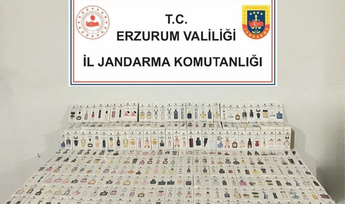 Jandarma ekipleri, Erzurum’da yaptıkları operasyonda piyasa değeri yaklaşık 300 bin