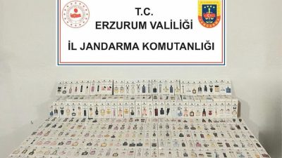 Jandarma ekipleri, Erzurum’da yaptıkları operasyonda piyasa değeri yaklaşık 300 bin