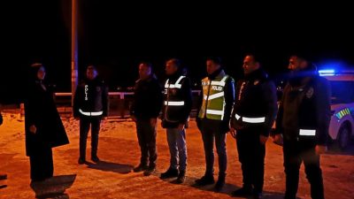 Erzincan’ın Tercan ilçesi Kaymakamı Neslihan Kısa Duman, yılbaşı gecesi görevleri