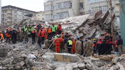 Malatya’da 6 Şubat 2023 depremlerinde yıkılan ve 27 kişinin hayatını