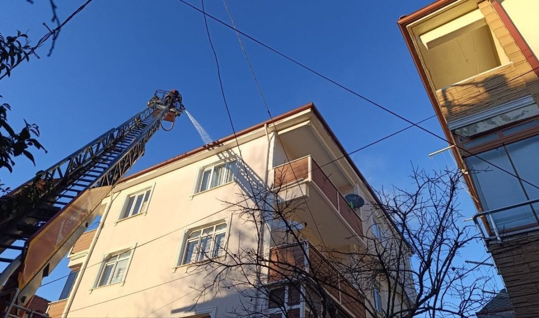 Sakarya’nın Karasu ilçesinde iddiaya göre mangal yakıldığı esnada alevlerin etrafa