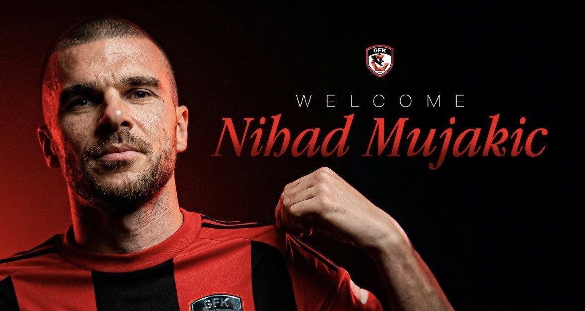 Gaziantep Futbol Kulübü, son olarak Eyüpspor forması giyen Bosnalı stoper