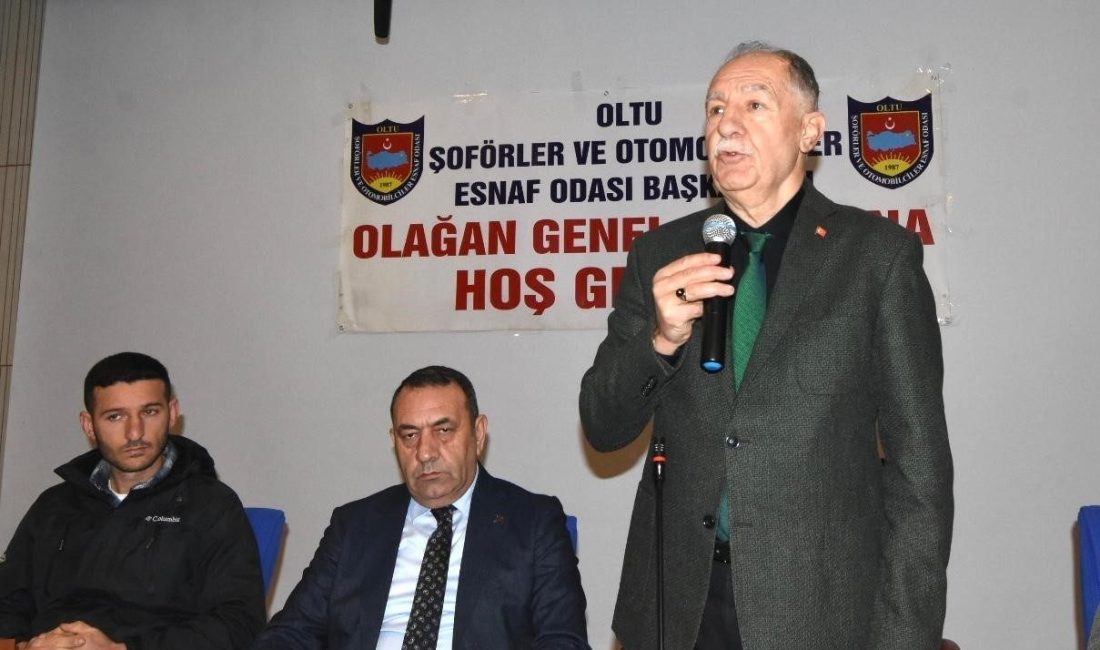 Oltu Şoförler ve Otomobilciler Esnaf Odası’nın Olağan Genel Kurulu yapıldı.