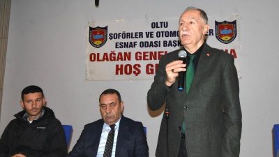 Oltu Şoförler ve Otomobilciler Esnaf Odası’nın Olağan Genel Kurulu yapıldı.