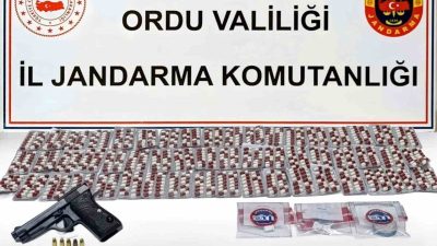 Ordu merkezli 2 ilde jandarma ekipleri tarafından gerçekleştirilen uyuşturucu operasyonunda