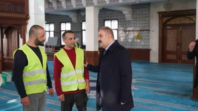 Palandöken Belediyesi tarafından camilerde başlatılan temizlik çalışmalarında sona yaklaşıldı. Ramazan