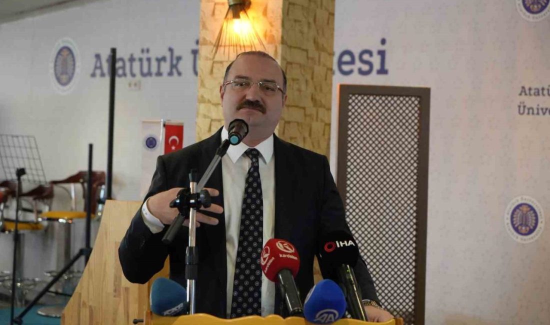 Atatürk Üniversitesi Rektörü Prof. Dr. Ahmet Hacımüftüoğlu, toplumsal hafızanın oluşmasında,