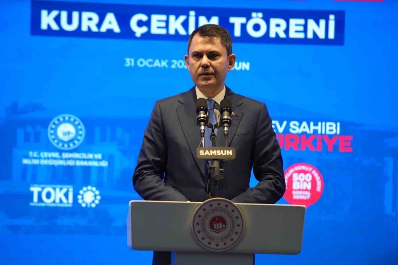 Çevre, Şehircilik ve İklim Değişikliği Bakanı Murat Kurum, Samsun’da “Ev