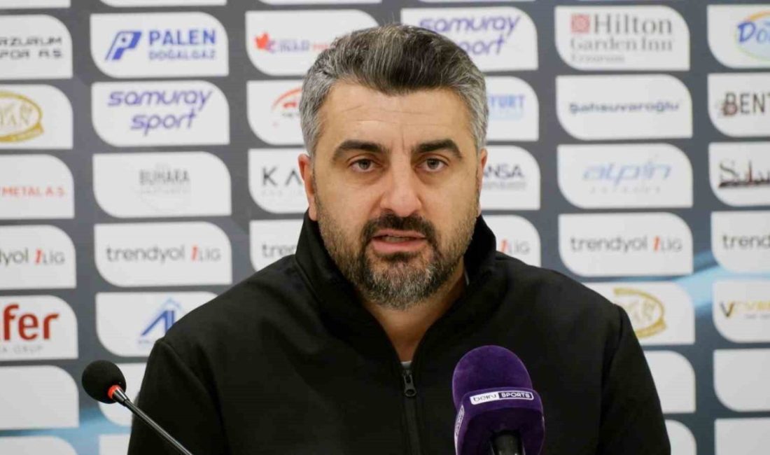 Amed Sportif Faaliyetler Teknik Direktörü Sinan Kaloğlu, Erzurumspor FK mağlubiyeti