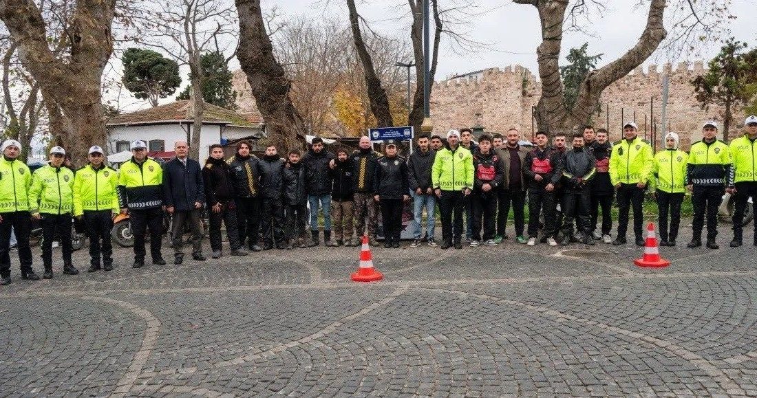Sinop’ta Motosiklet Denetimleri Eylem Planı kapsamında trafikte güvenliğin artırılması amacıyla