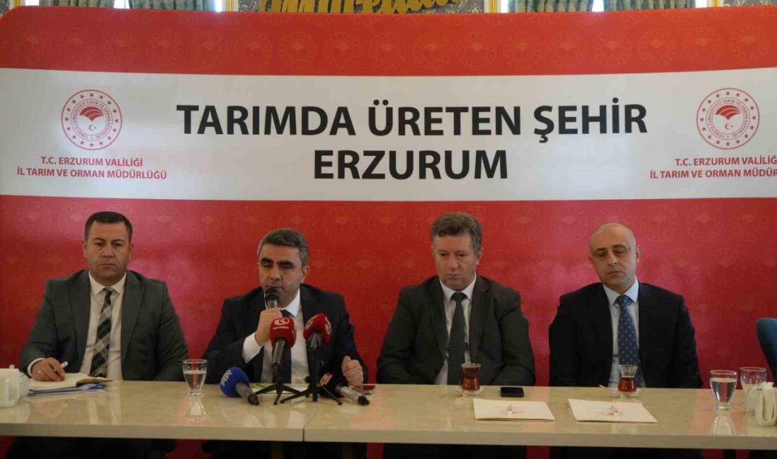 Tarım ve Orman İl Müdürü Alpaslan Kenger, 2025 Yılında Erzurum