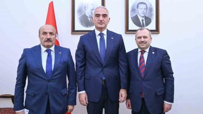 Taşköprü Belediye Başkanı Hüseyin Arslan, Kültür ve Turizm Bakanı Mehmet