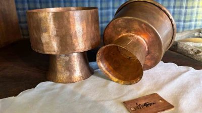 Trabzon’un yüzyıllara dayanan geleneksel bakır sanatı kadın girişimci Bervan Eskici’nin