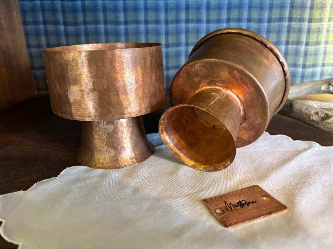 Trabzon’un yüzyıllara dayanan geleneksel bakır sanatı kadın girişimci Bervan Eskici’nin