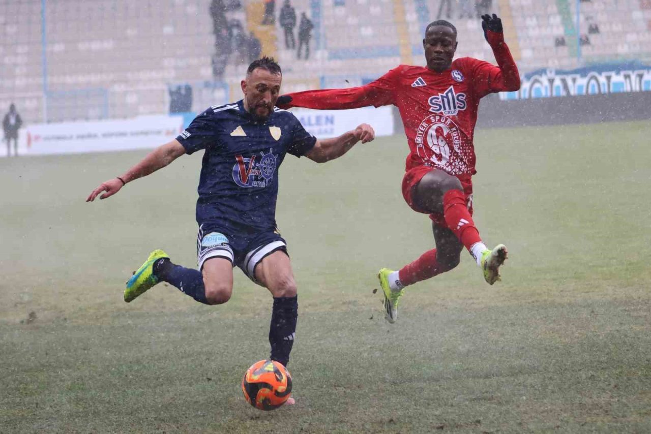 Trendyol 1. Lig’in 23. haftasında Erzurumspor FK sahasında karşılaştığı Sarıyer’i