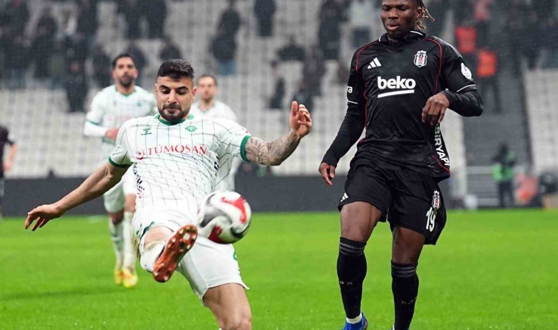 Trendyol Süper Lig’in 20. haftasında Beşiktaş, sahasında karşılaştığı Konyaspor’u 2-1