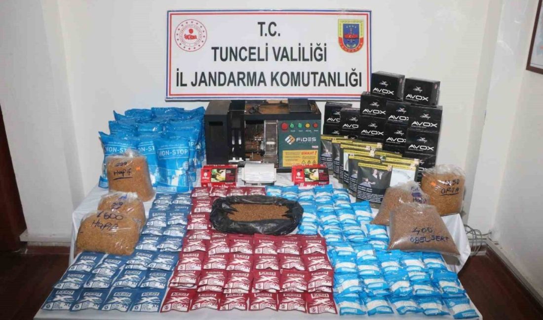 Tunceli İl Jandarma Komutanlığı ekiplerince yürütülen çalışmalar kapsamında, Merkez ve