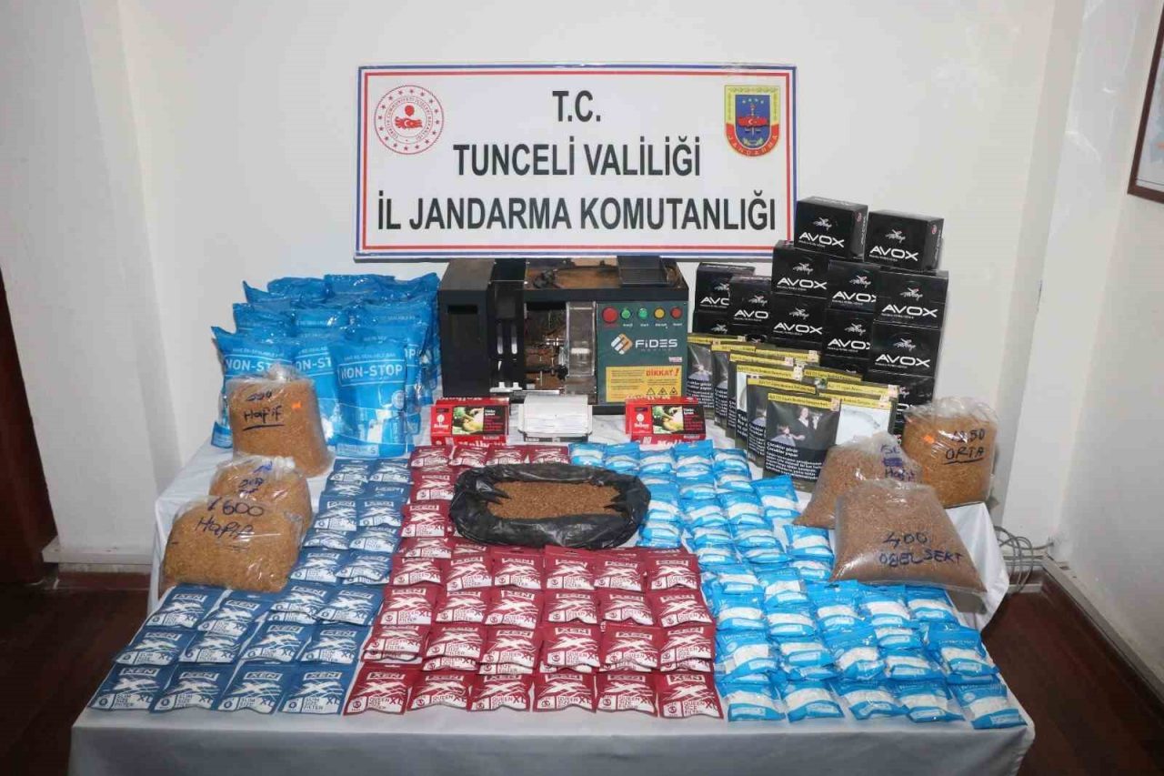 Tunceli İl Jandarma Komutanlığı ekiplerince yürütülen çalışmalar kapsamında, Merkez ve