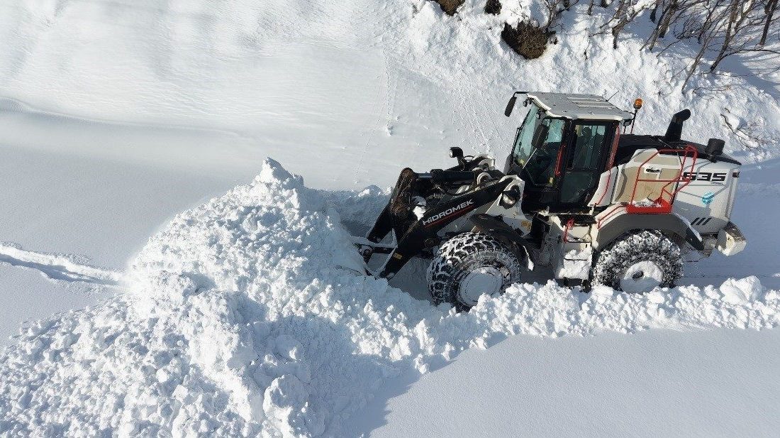 Tunceli’de etkili olan kar yağışıyla birlikte kent genelinde bulunan 362