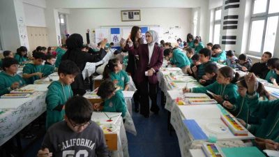 Kültür ve Turizm Bakanlığı destekli proje kapsamında Erzincan’da çocuklar sanatla