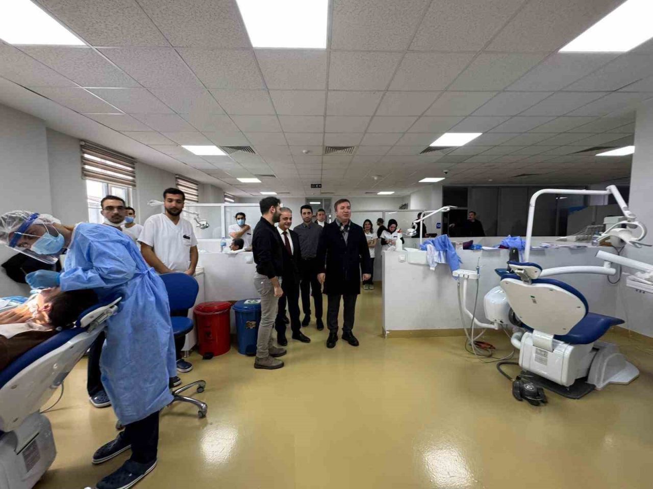 Erzincan Valisi Hamza Aydoğdu, İl Sağlık Müdürü Dr. Cihan Tekin