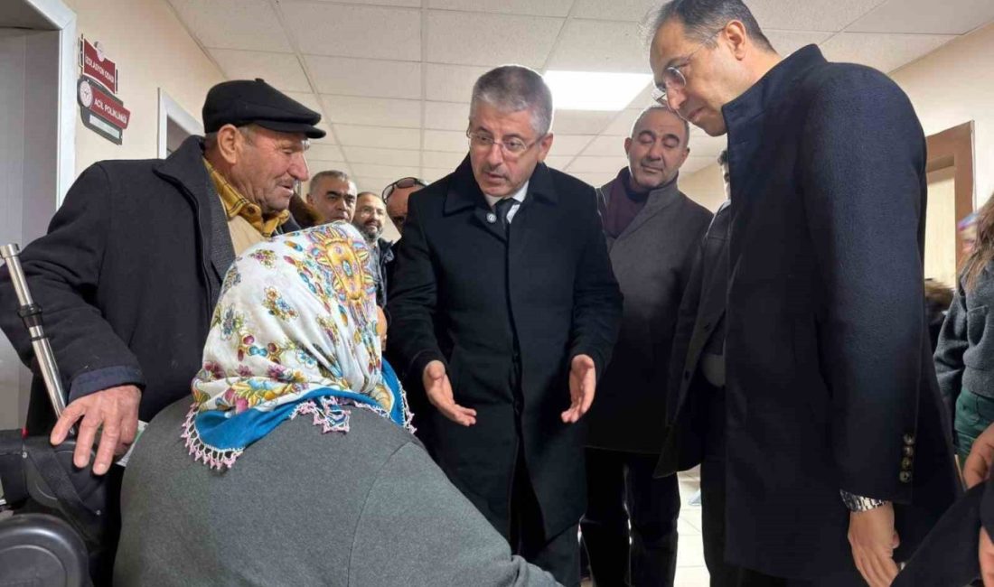 AK Parti Kayseri Milletvekili Şaban Çopuroğlu; saha çalışmaları çerçevesinde İncesu