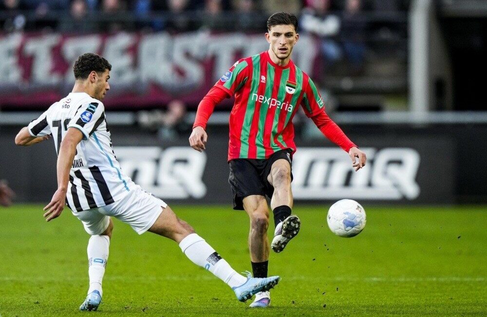 Hollanda temsilcisi NEC Nijmegen’de forma giyen milli futbolcu Ahmetcan Kaplan,