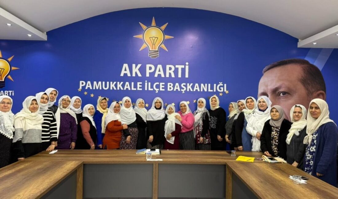 Denizli’de AK Parti Pamukkale İlçe Kadın Kolları üyeleri, Mihalgazi Belediye