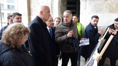 Kültür ve Turizm Bakanı Mehmet Nuri Ersoy, Malatya’da onarımı devam