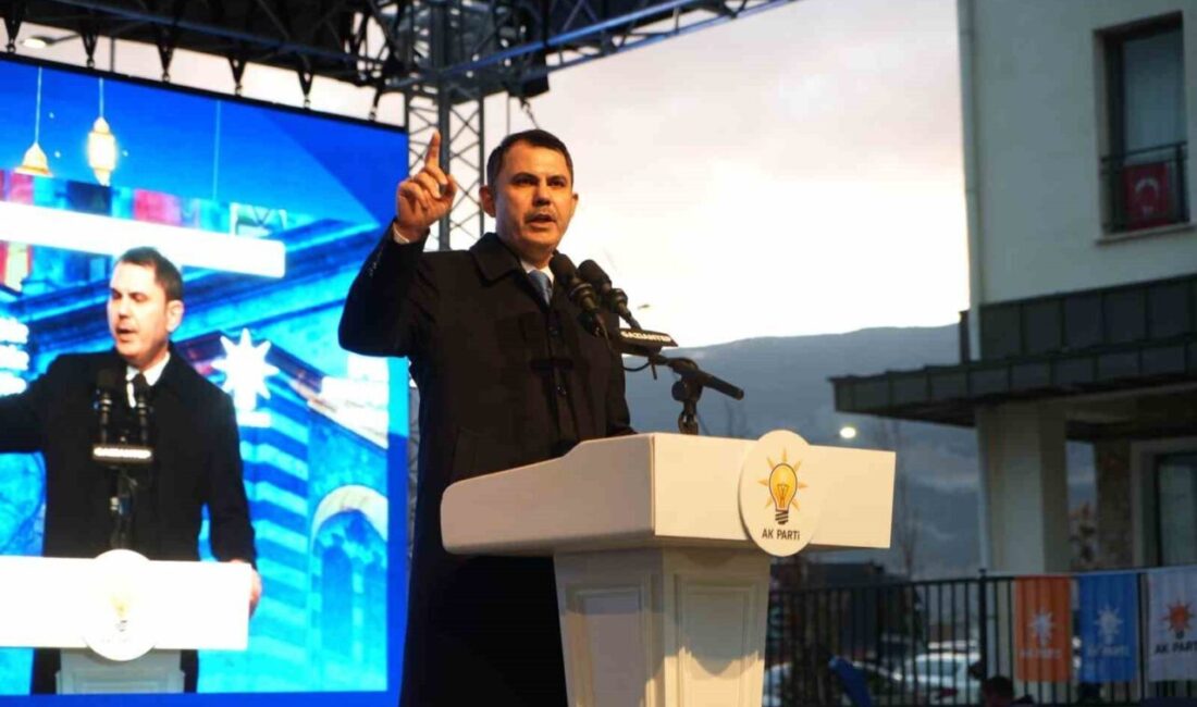 Çevre, Şehircilik ve İklim Değişikliği Bakanı Murat Kurum, Gaziantep’in Nurdağı