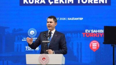 Çevre, Şehircilik ve İklim Değişikliği Bakanı Murat Kurum, Gaziantep’te katıldığı