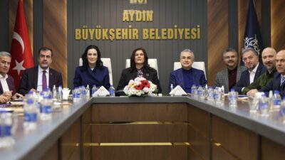 Yatırım değerlendirme toplantısında konuşan Aydın Büyükşehir Belediye Başkanı Özlem Çerçioğlu;