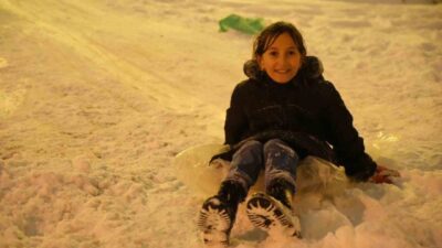 Bayburt genelinde etkili olan yoğun kar yağışı ve olumsuz hava